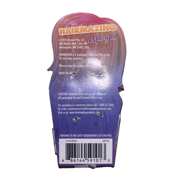 Hairmazing Brand 3” Poseable Mini Doll with Removable Skirt Kidcore Collectible - Picture 2 of 4